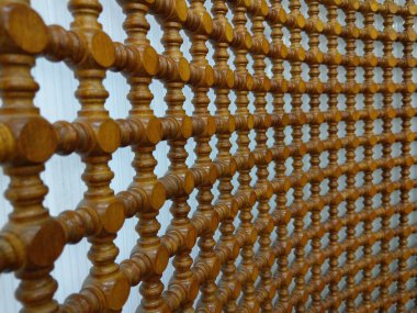 Tahtadan yapılmış güzel bir Arap fotoğrafının.