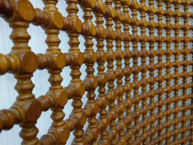 Tahtadan yapılmış güzel bir Arap fotoğrafının.