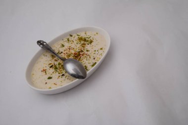 Mahalabia plakasının yakın plan fotoğrafı