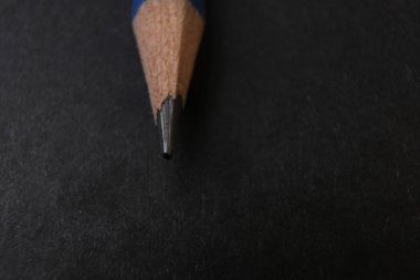 Karbon kalem ucunun yakın plan fotoğrafı