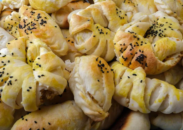 closeup photo of arabic sweet bakery