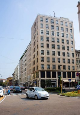 Milan, İtalya - 7 Eylül 2012: Milano şehrinde sorun fotoğrafı