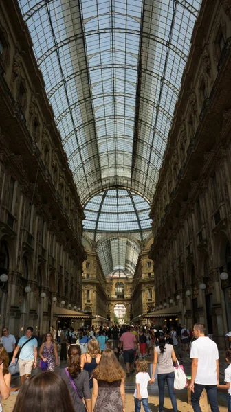 Milan Itálie Září 2012 Fotografie Trourismu Milánských Městech — Stock fotografie