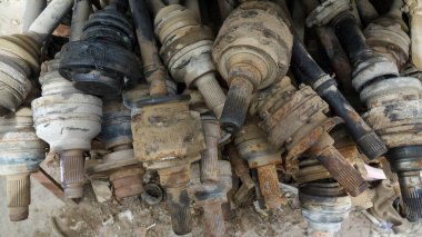 Araba atölyesinde fotoğraf