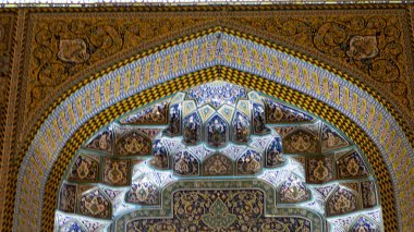 Karbala, Irak - 23 Şubat 2015: Karbala şehrinde imam Husien Shrinei 'nin fotoğrafı