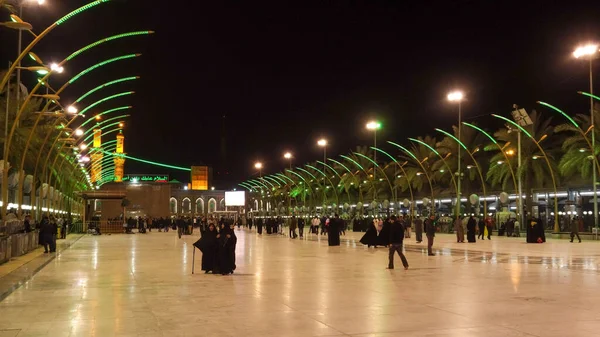 Karbala Ιράκ Φεβρουαρίου 2015 Φωτογραφία Του Imam Husien Shrinei Στην — Φωτογραφία Αρχείου