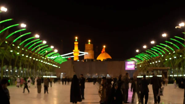 Karbala Irak Luty 2015 Zdjęcie Sanktuarium Imama Husiena Mieście Karbala — Zdjęcie stockowe