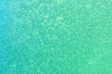 renkli sabun köpüğünün makro fotoğrafı