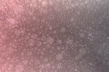 renkli sabun köpüğünün makro fotoğrafı