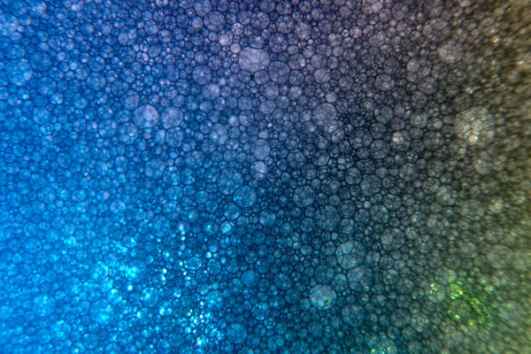 Macro Photo Colored Soap Foam — Stock Photo, Image