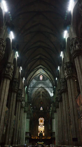 Mediolan Włochy Września 2012 Zdjęcie Wakacji Katedrze Mediolanie — Zdjęcie stockowe