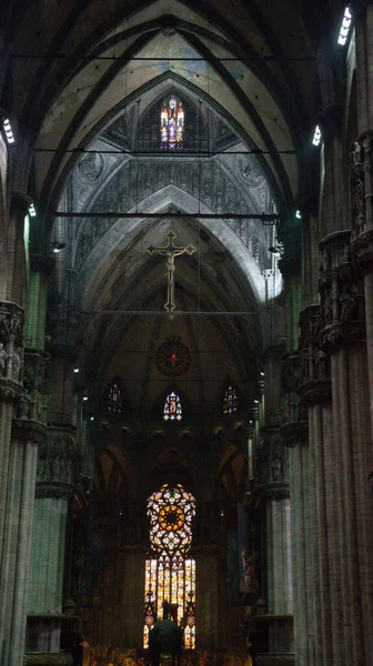 Milano Italien September 2012 Turismfoto Milanos Katedral — Stockfoto