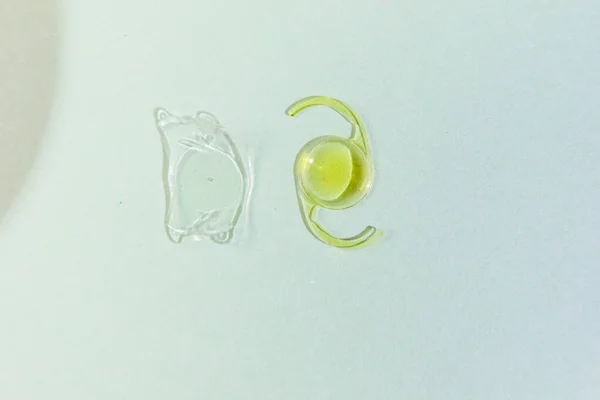 수없는 콜라머 Icl 렌즈와 인트라 아우의 클로즈업 — 스톡 사진