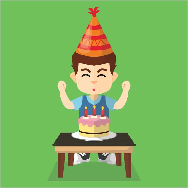 Fiesta de cumpleaños de niño — Vector de stock