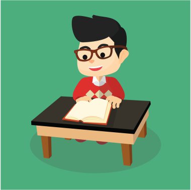 Çocuk oturma ve okuma