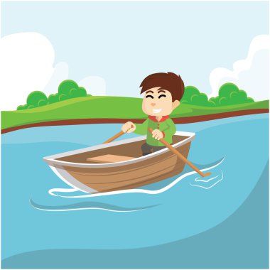 Çocuk kürek teknesi