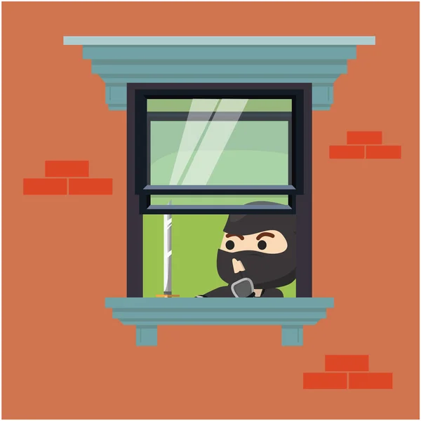 Door installation repair unlock service. Man locksmith. — Stock Vector