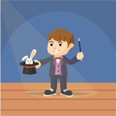 büyücü çocuk sahne performansı