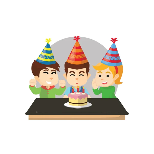 Fiesta de cumpleaños de niños — Vector de stock