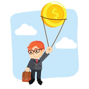 madeni para ile uçan iş adamları