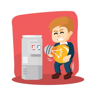 Dağıtıcı ampul ile doldurmak çalışıyor