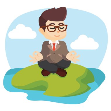 işadamı meditasyon Adası