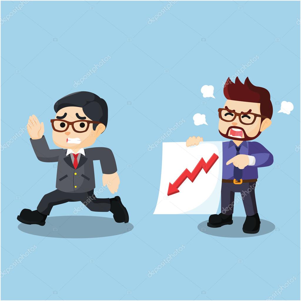 Angry Boss Fired Employee Being Kicked Stock Vector (Royalty Free)  395151817