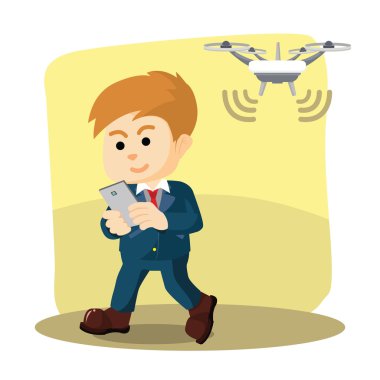 uçağı üzerinde WiFi kullanarak iş adamı