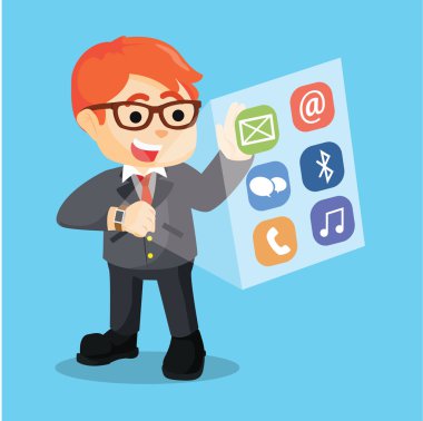 işadamı ileti menüsünü seçin