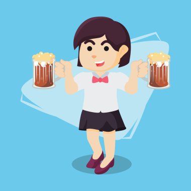 Garson holding colla