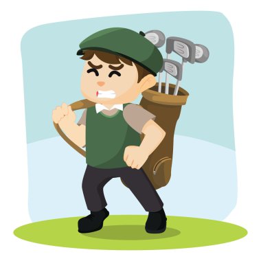 Golf oyuncu taşıma golf çantası