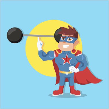 süper kahraman easyly kaldırma ağırlık