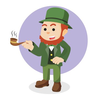 puro illüstrasyon tasarım tutarak cüce cin