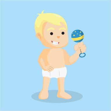 erkek tutmak onun oyuncak bebek