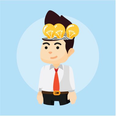 girişimci fikir onun kafasında var