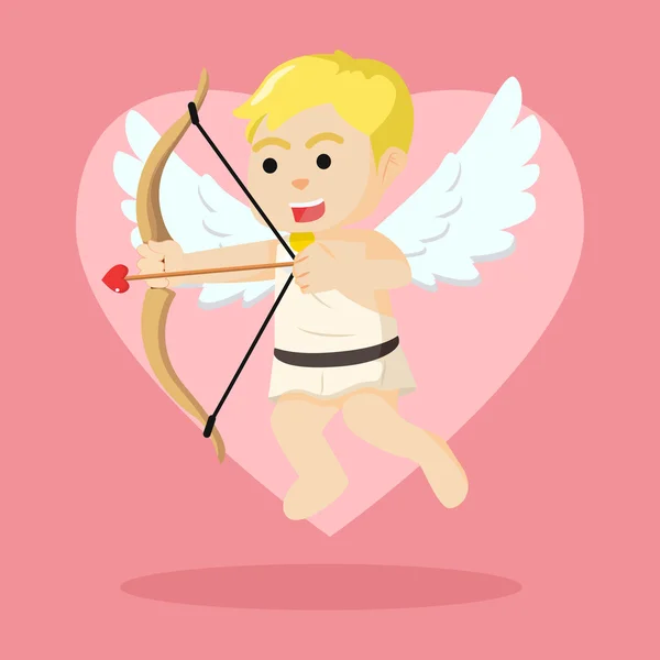 Dessin d'illustration garçon Cupidon — Image vectorielle