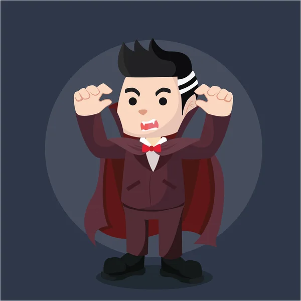 Dracula eng afbeelding ontwerp — Stockvector