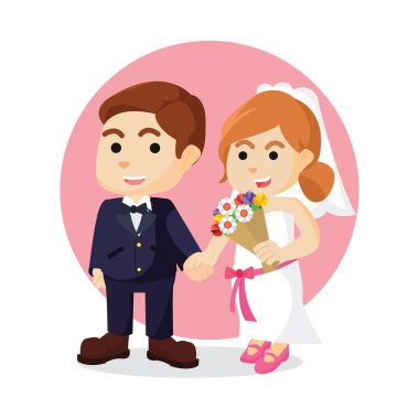 evli çift tutan el birbirlerine ve çiçek