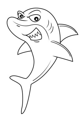 köpekbalığı karikatür