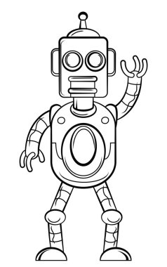 Robot Vektör illüstrasyonu