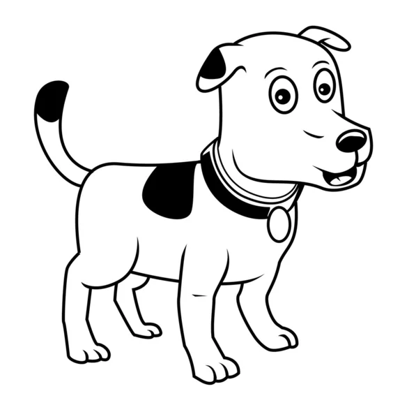 Illustrazione del vettore del cane — Vettoriale Stock