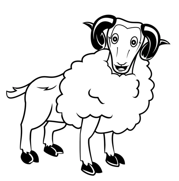 Animal de Aries — Vector de stock