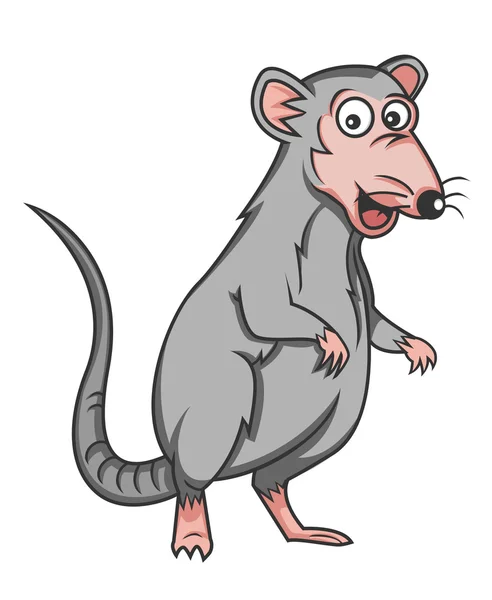 Cartoon rat — Stock Vector