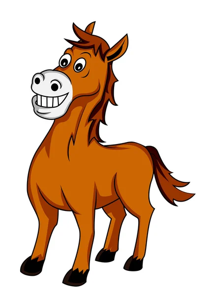 Cavallo bruno — Vettoriale Stock