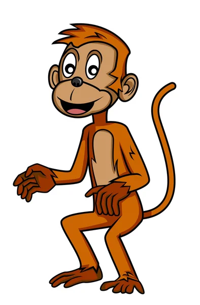 Macaco dos desenhos animados —  Vetores de Stock