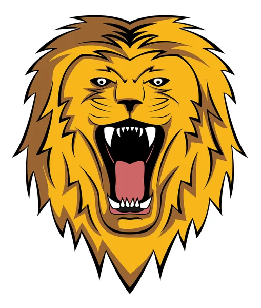Lion roar — Stock Vector