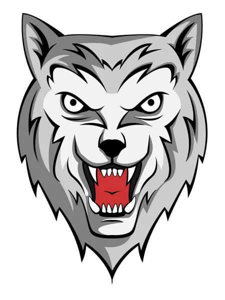 Wolf head — Stock Vector