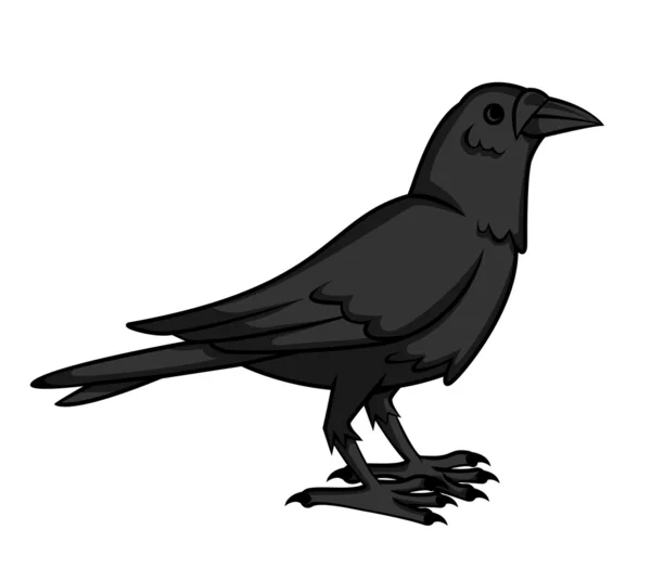 Halloween crow — Stockový vektor