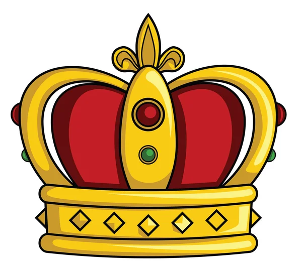 Golden crown — Stock Vector