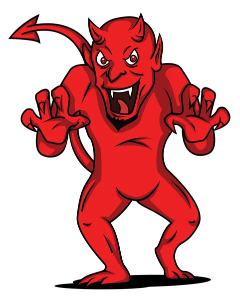 Diable rouge — Image vectorielle